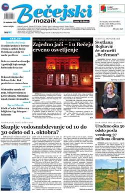 Bečejski mozaik - broj 807, 18. sep 2020.