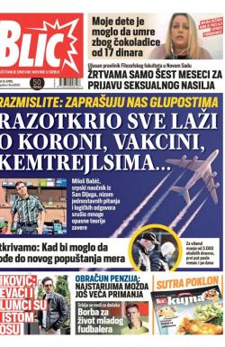 Blic - broj 8665, 13. apr 2021.
