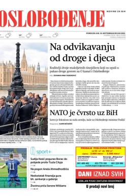 Oslobođenje - broj 27099, 19. sep 2022.