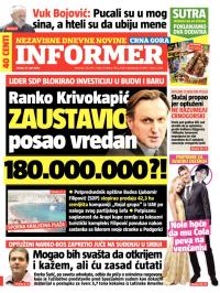 Informer CG - broj 604, 29. apr 2014.