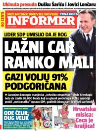 Informer CG - broj 681, 30. jul 2014.
