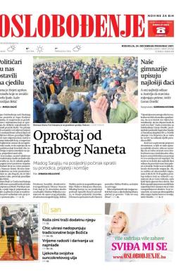 Oslobođenje - broj 25532, 24. dec 2017.