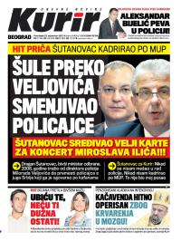 Kurir - broj 3590, 23. sep 2013.