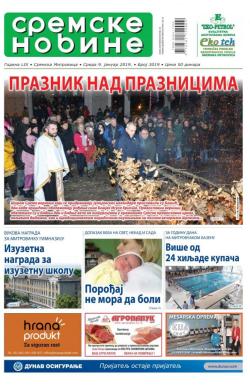Sremske Novine - broj 3019, 9. jan 2019.