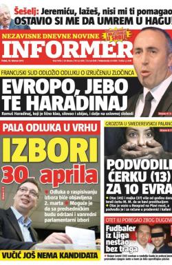 Informer - broj 1459, 10. feb 2017.