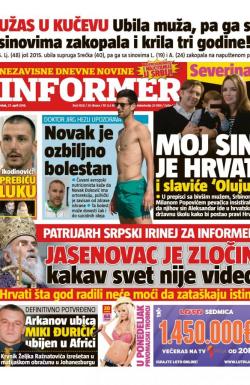 Informer - broj 1828, 27. apr 2018.