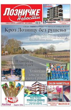 Lozničke novosti - broj 609, 15. nov 2019.