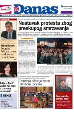 Danas - broj 7063, 30. jan 2017.