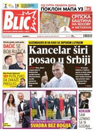 Blic - broj 6725, 2. nov 2015.