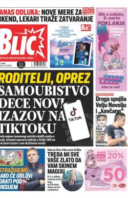 Blic - broj 8626, 5. mar 2021.