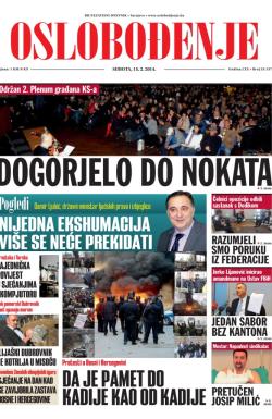 Oslobođenje - broj 24.137, 15. feb 2014.