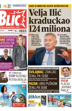 Blic - broj 6420, 25. dec 2014.