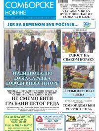 Somborske novine - broj 3407, 11. okt 2019.