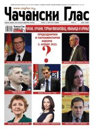 Čačanski glas - broj 13, 31. mar 2022.