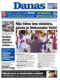 Danas - broj 9889, 15. apr 2025.