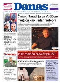 Danas - broj 6743, 16. mar 2016.