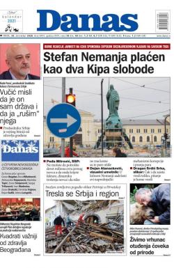 Danas - broj 8493, 30. dec 2020.