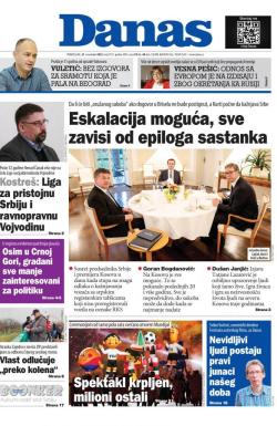 Danas - broj 9157, 21. nov 2022.