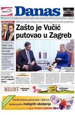Danas - broj 6356, 23. feb 2015.