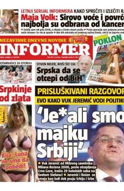 Informer - broj 2191, 6. jul 2019.