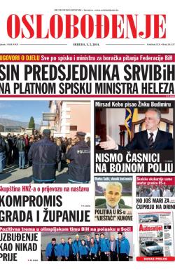 Oslobođenje - broj 24.127, 5. feb 2014.
