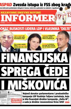 Informer - broj 154, 5. nov 2012.