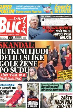 Blic - broj 7956, 11. apr 2019.