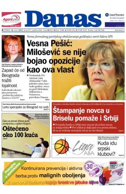 Danas - broj 6371, 10. mar 2015.