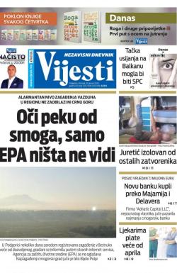 Vijesti - broj 7822, 16. jan 2020.