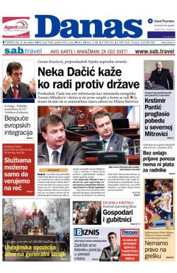 Danas - broj 5908, 2. dec 2013.