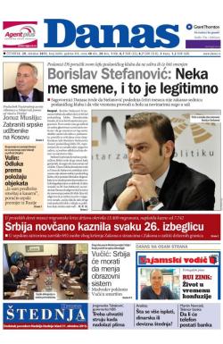 Danas - broj 6604, 29. okt 2015.