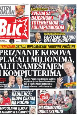 Blic - broj 8093, 30. avg 2019.