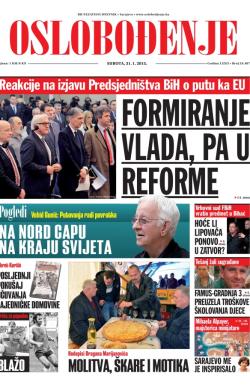 Oslobođenje - broj 24.487, 31. jan 2015.