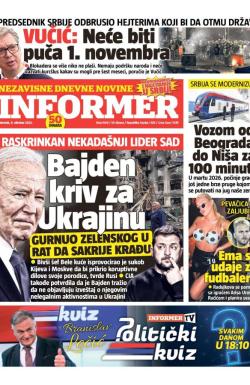 Informer - broj 4104, 9. okt 2025.