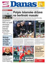 Danas - broj 7023, 21. dec 2016.