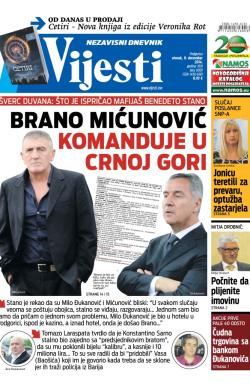 Vijesti - broj 6001, 9. dec 2014.