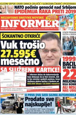 Informer - broj 1495, 25. mar 2017.