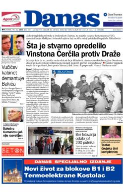 Danas - broj 6441, 19. maj 2015.