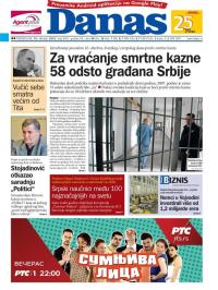 Danas - broj 6951, 10. okt 2016.