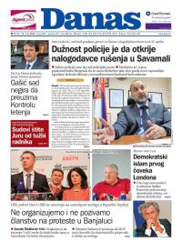 Danas - broj 6801, 13. maj 2016.