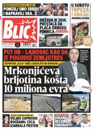 Blic - broj 7814, 15. nov 2018.