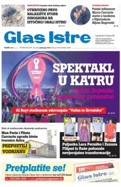 Glas Istre - broj 319, 21. nov 2022.