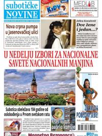 Nove Subotičke novine - broj 294, 10. nov 2022.