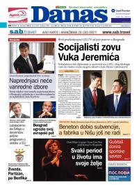 Danas - broj 5847, 2. okt 2013.