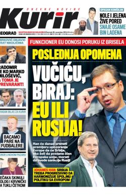 Kurir - broj 287, 20. nov 2014.