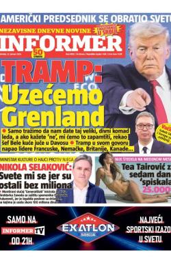 Informer - broj 4189, 22. jan 2026.