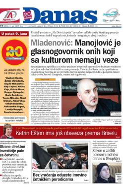 Danas - broj 7191, 7. jun 2017.