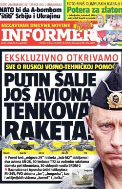 Informer - broj 1312, 20. avg 2016.
