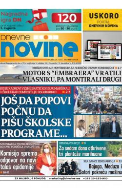 Dnevne novine - broj 3056, 28. jul 2021.