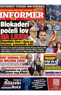 Informer - broj 4033, 18. jul 2025.